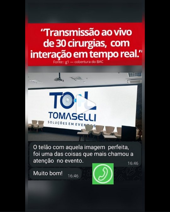 Grupo Tomaselli - Transmissão ao Vivo